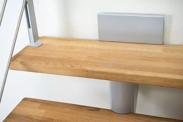 DOLLE Hamburg - modulové schody 1/2 zat. do 258 cm - zábradlí CLASSIC II