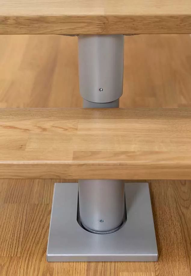 DOLLE Dublin - schody modulové přímé do 360cm, 15 nášlapů, zábradlí STYLE 6