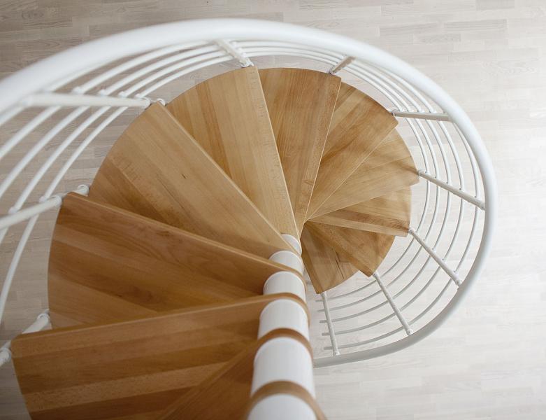 DOLLE Oslo točité schody průměr 120cm / bílé moduly