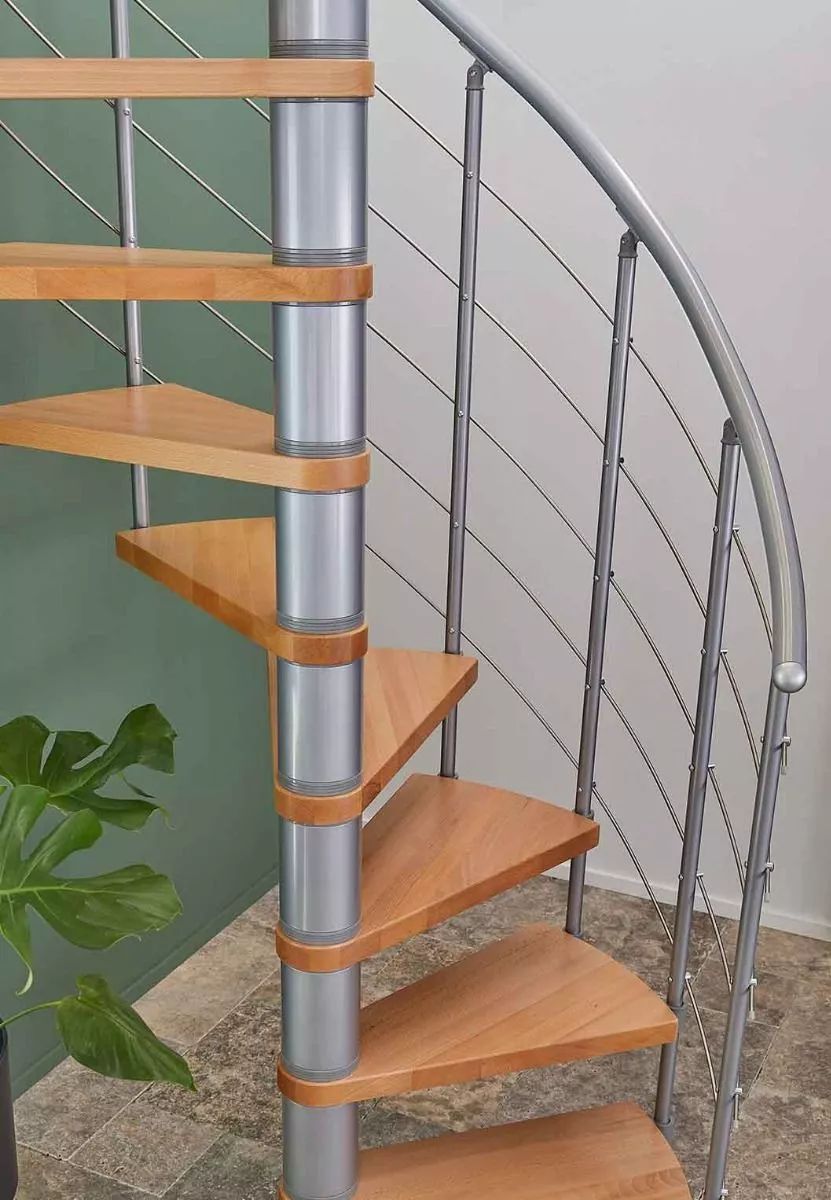 DOLLE Oslo točité schody průměr 140cm / bílé moduly