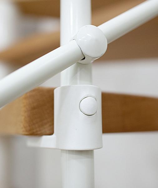 DOLLE Oslo točité schody průměr 140cm / bílé moduly