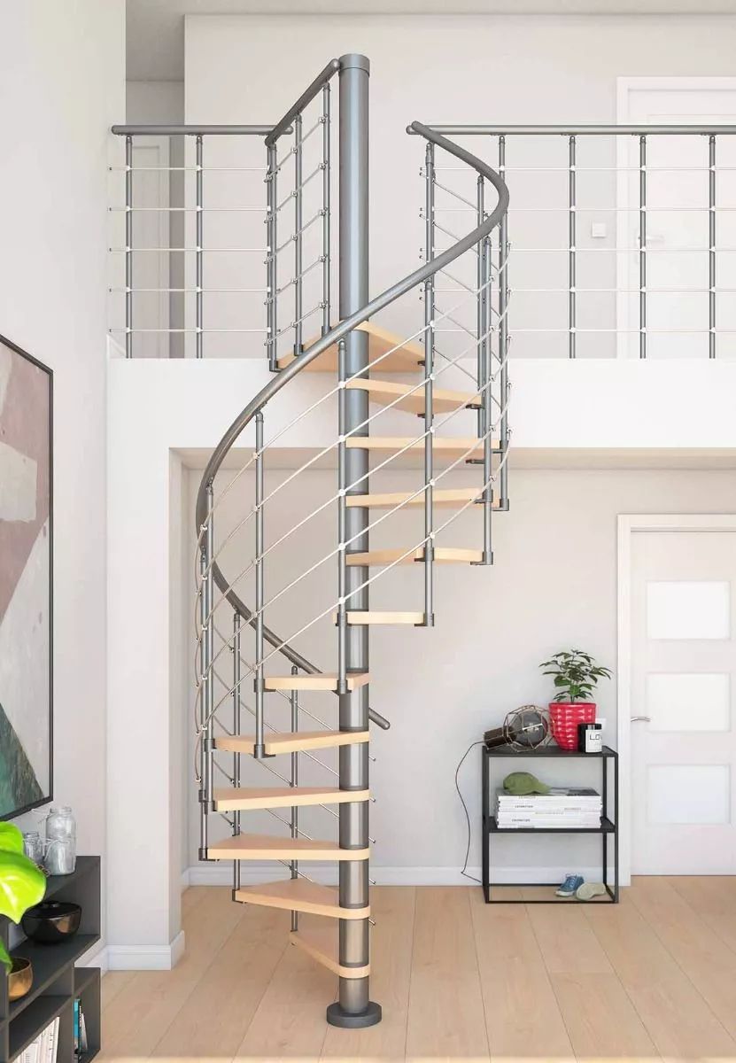 DOLLE Oslo točité schody průměr 160cm / bílé moduly