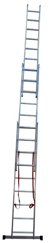 Žebřík hliníkový kombinovaný JUMBO HOBBY Combi 3x9 stupně