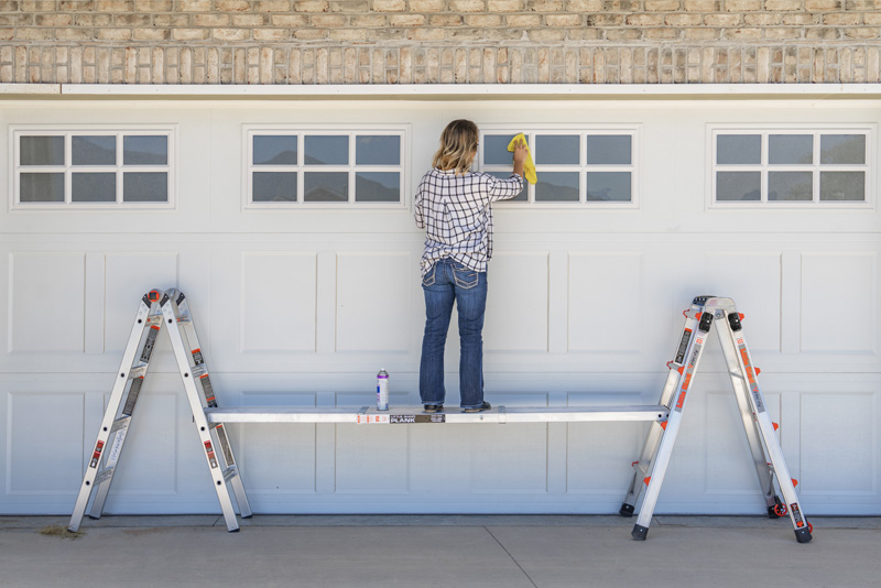 Teleskopická plošina 274cm k žebříku hliníkový víceúčelový JUMBO Giant