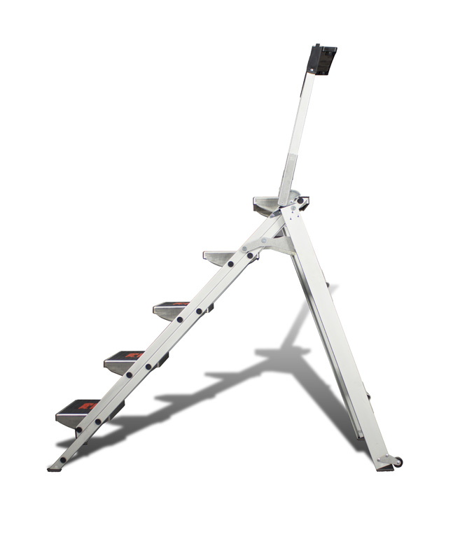 Schůdky hliníkové sklápěcí JUMBO Giant Step Ladder 5 nášlapů