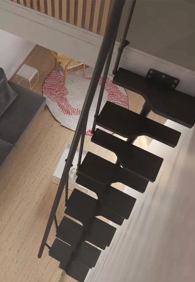 DOLLE ATLANTA - úsporné schody do 300cm - přímé