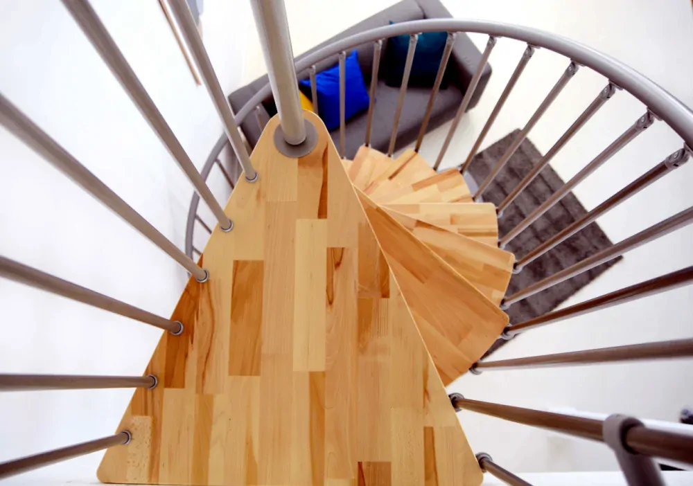 MINKA Berlin Grey Smart - točité schody do 329 cm - Buk