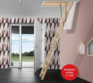 Půdní schody DOLLE Click Fix MINI 36mm do 280cm