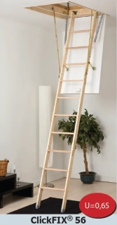 Půdní schody DOLLE Click Fix 56mm do výšky 280cm