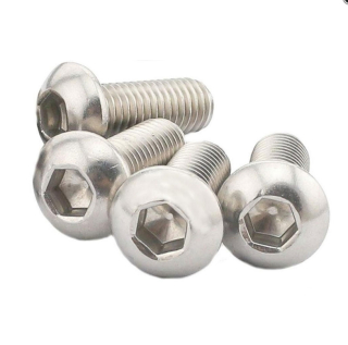 Zábradlí nerez - Šroub s půlkulatou hlavou M5x12mm