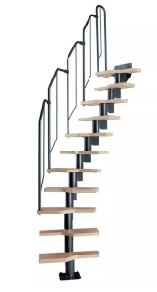 DOLLE ATHENA Black- modulové schody 