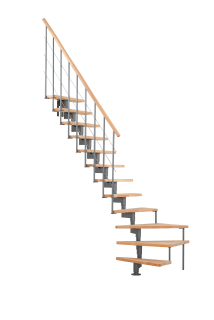 MINKA Style TURN - modulové schody až do 327,6cm - 1/4 zat.