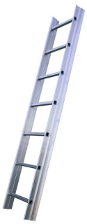 Žebřík hliníkový střešní JUMBO 7 stupně - délka 2m