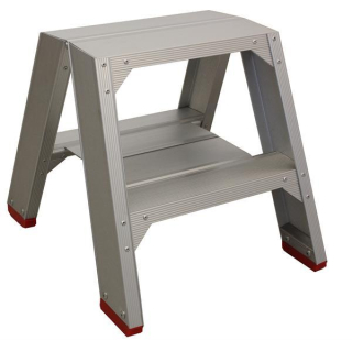 Schůdky hliníkové sklápěcí úzké JUMBO Super Proff 2 nášlapy