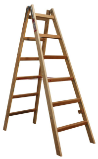 Štafle dřevěné JUMBO 2x6 stupně