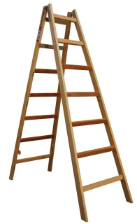 Štafle dřevěné JUMBO 2x7 stupně