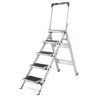 Schůdky hliníkové sklápěcí JUMBO Giant Step Ladder 5 nášlapů