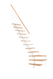 MINKA Style TURN - modulové schody do 304 cm - 1/4 zat.
